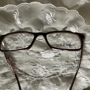 Izod Eyeglass Frames Dark Brown